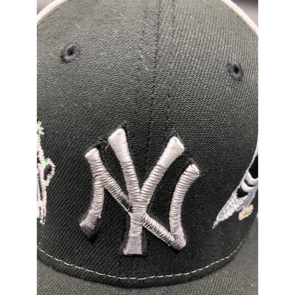 New Era Mens Size XL 59Fifty NY Yankee, New York Love Fitted Flex Cap Hat Rare - Picture 8 of 15